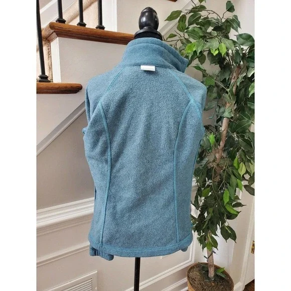 Columbia Women's Blue 100% Polyester Long Sleeve Full Zip Casual Jacket Size S - Picture 9 of 12